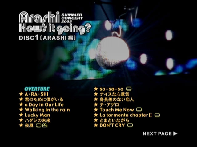 嵐 《How’s It Going SUMMER CONCERT》 2003 演唱会 [2DVD ISO 14.8GB]