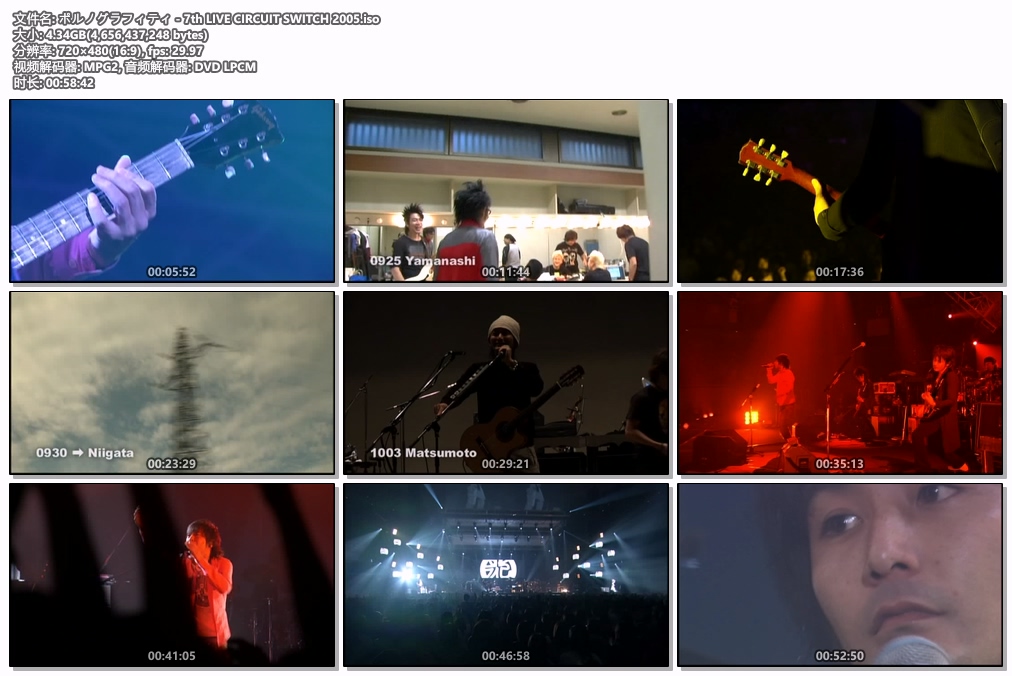 ポルノグラフィティ 《7th LIVE CIRCUIT SWITCH》 2005 演唱会 [DVD ISO 4.33GB]
