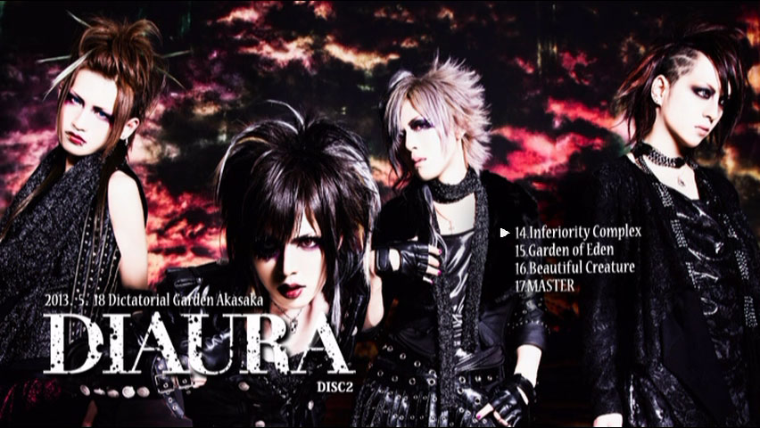 DIAURA 《.05.18赤坂BLITZ 「Dictatorial Garden Akasaka」ONEMAN LIVE DVD》 2013 演唱会 [2DVD ISO 5.75GB]