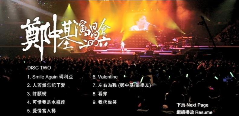 郑中基 《香港红馆演唱会》 2006 演唱会 [2DVD ISO 13.75G]