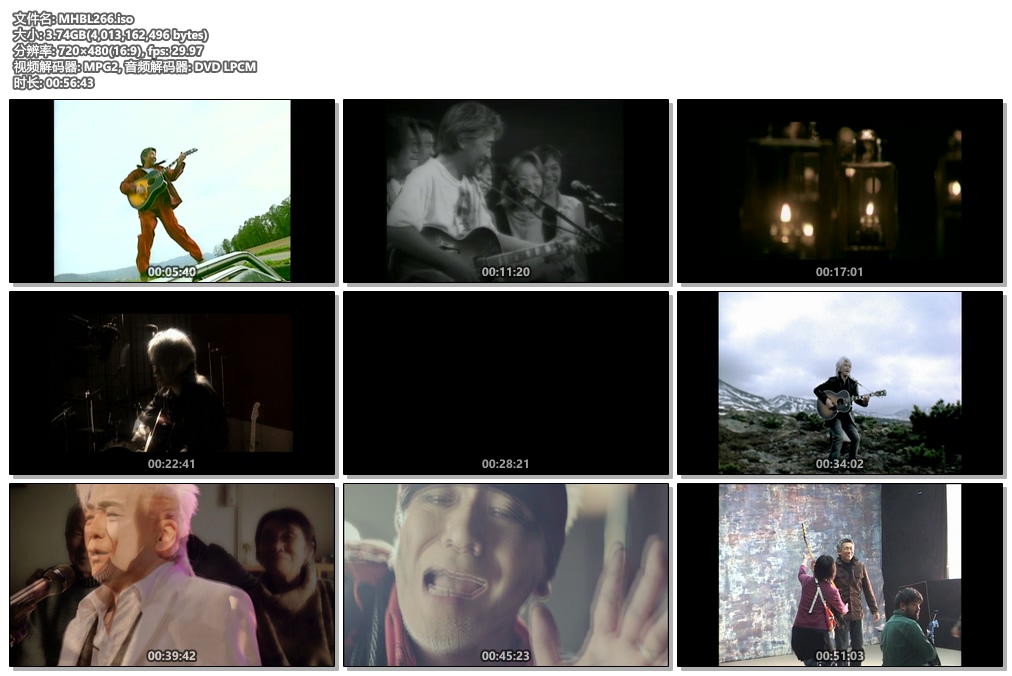 玉置浩二 《Koji Tamaki MUSIC VIDEOS -2013》 1996 演唱会 [DVD ISO 3.73G]