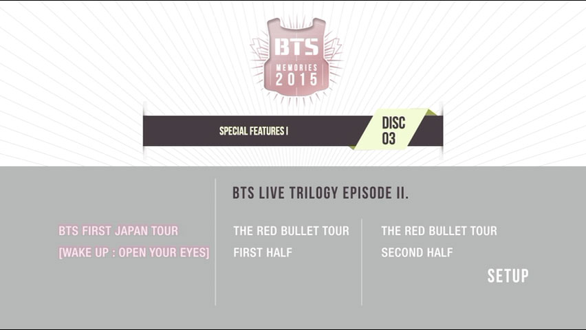 《BTS MEMORIES OF》 2015 演唱会 [4DVD ISO 25.49GB]