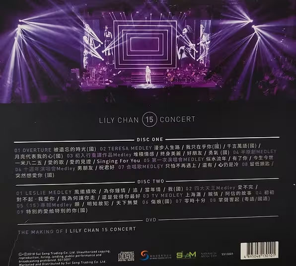 《陈洁丽 15 Concert 演唱会 2CD+DVD》 2017 演唱会 [DVD ISO 1.88GB]