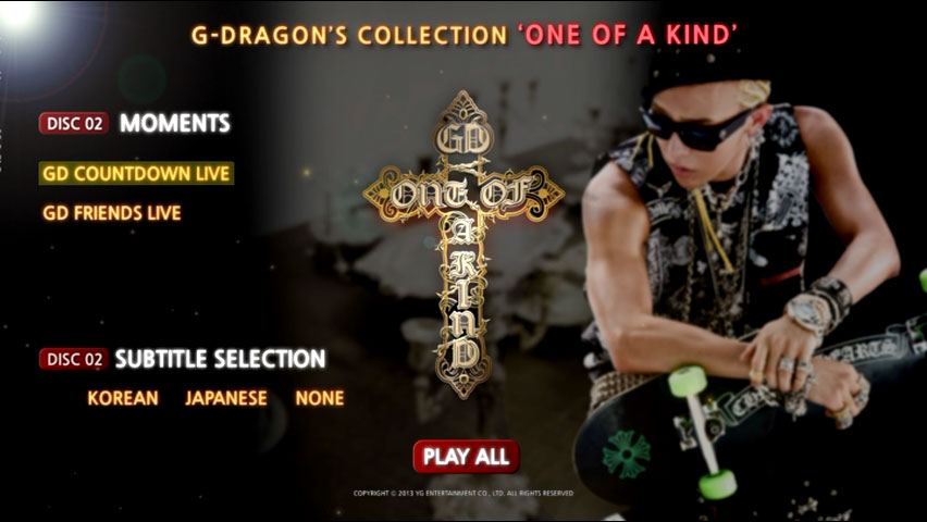 G 《DRAGON’s COLLECTION ONE OF A KIND》 2013 演唱会 [3DVD ISO 13.2GB]