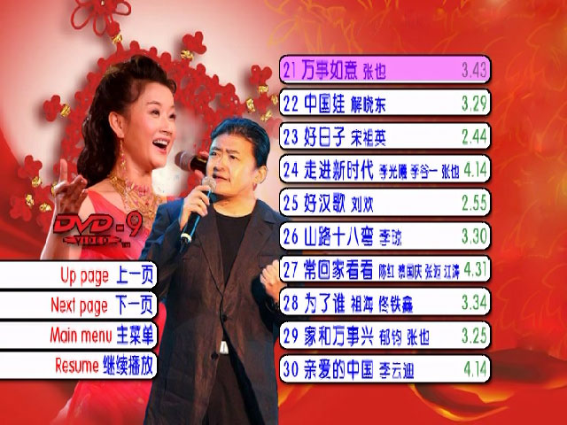 《历届春晚最经典的歌曲》 演唱会 [DVD ISO 7.95G]