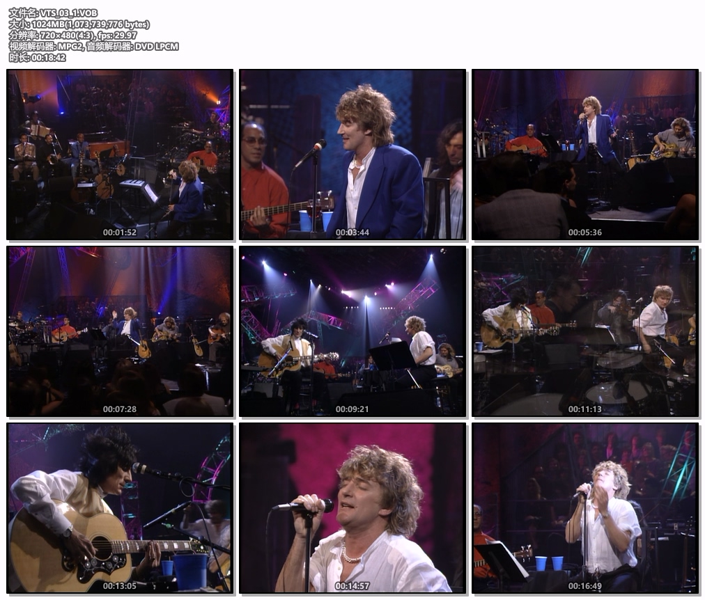 洛·史都华不插电 Rod Stewart 《Unplugged …And Seated》 1993 演唱会 [DVD ISO 3.77GB]