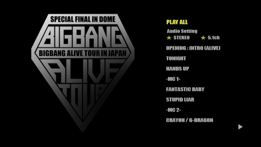 빅뱅 《BIGBANG ALIVE TOUR IN JAPAN SPECIAL FINAL IN DOME -TOKYO DOME .12.05- 2013》 2012 演唱会 [3DVD ISO 13.1GB]