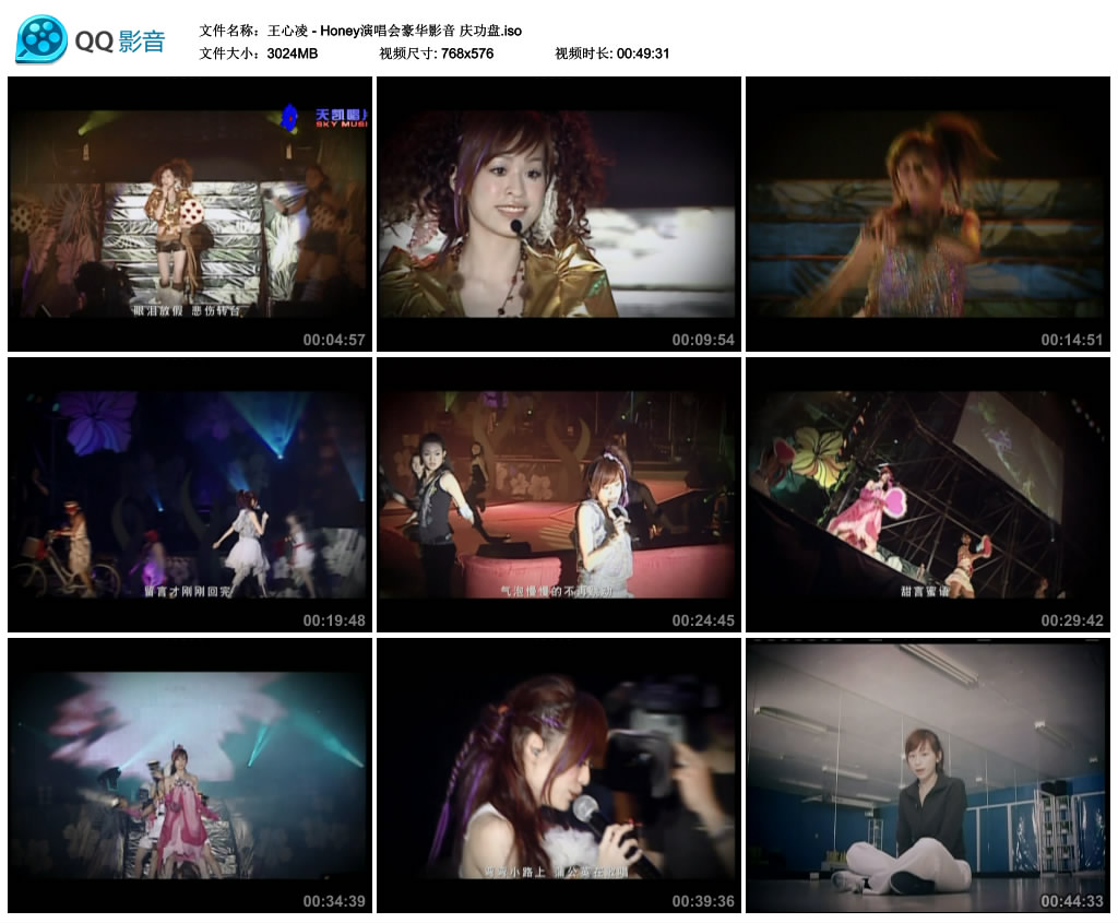 王心凌 《Honey演唱会豪华影音 甜蜜盘+庆功盘》 演唱会 [2DVD-ISO]