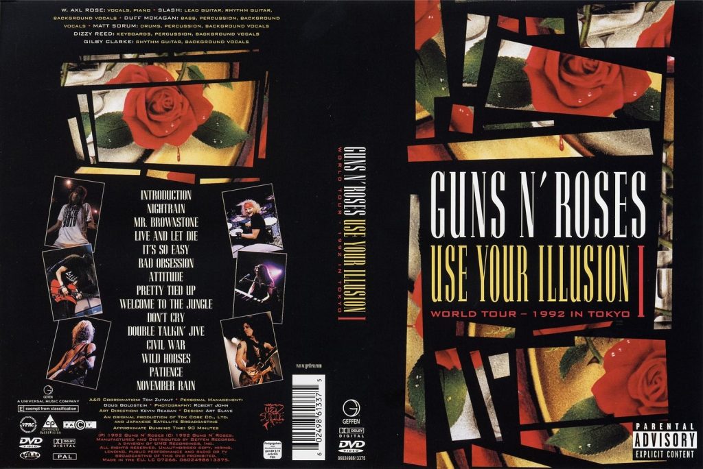 枪炮与玫瑰 运用幻象世界巡演 92年东京巨蛋场 Guns N' Roses 《Use Your Illusion World Tour - in Tokyo》 1992 演唱会 [2DVD-vob9G]-无损音乐