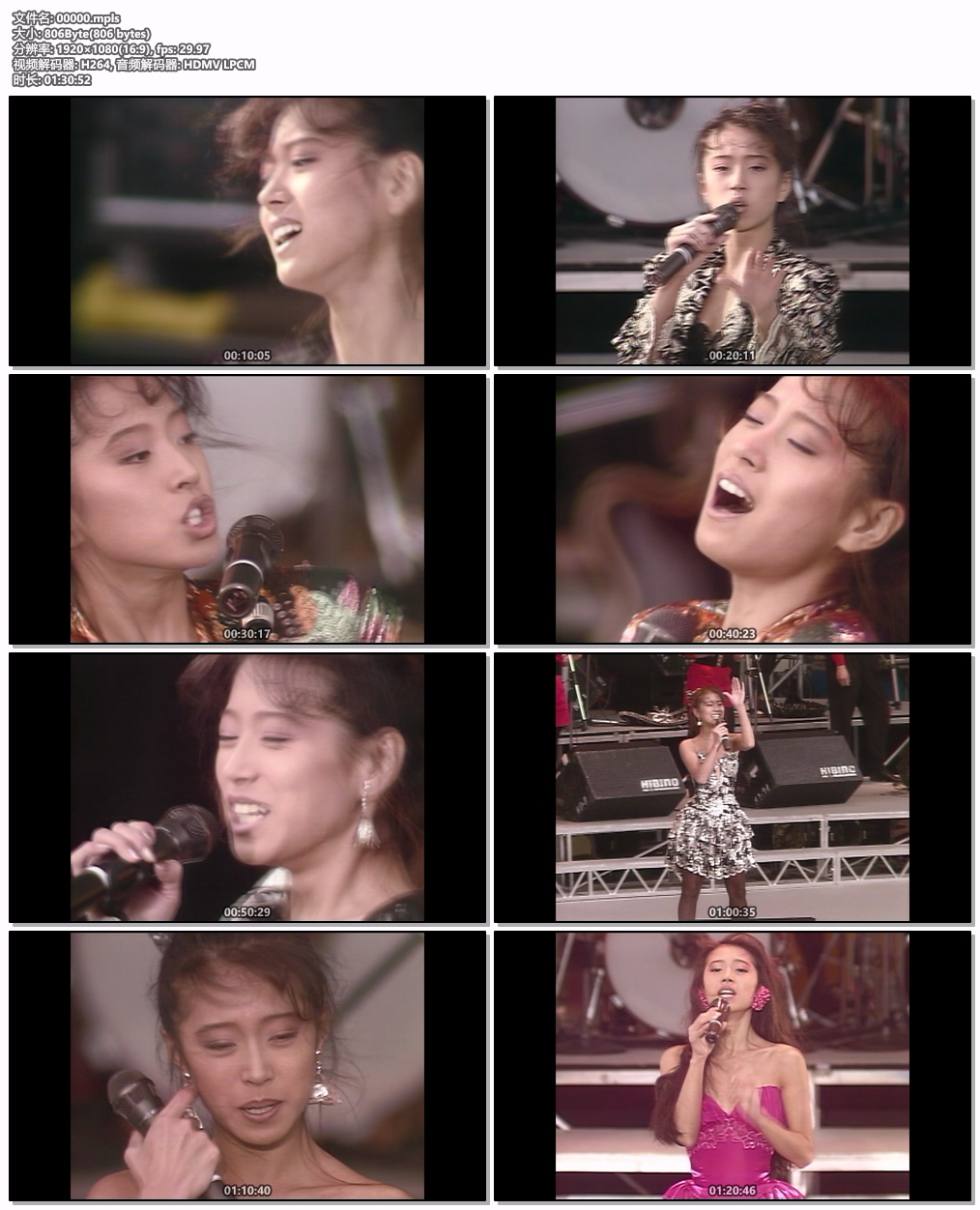 中森明菜 Akina Nakamori 《EAST LIVE》 1989 演唱会 [BDMV 21.3GB]