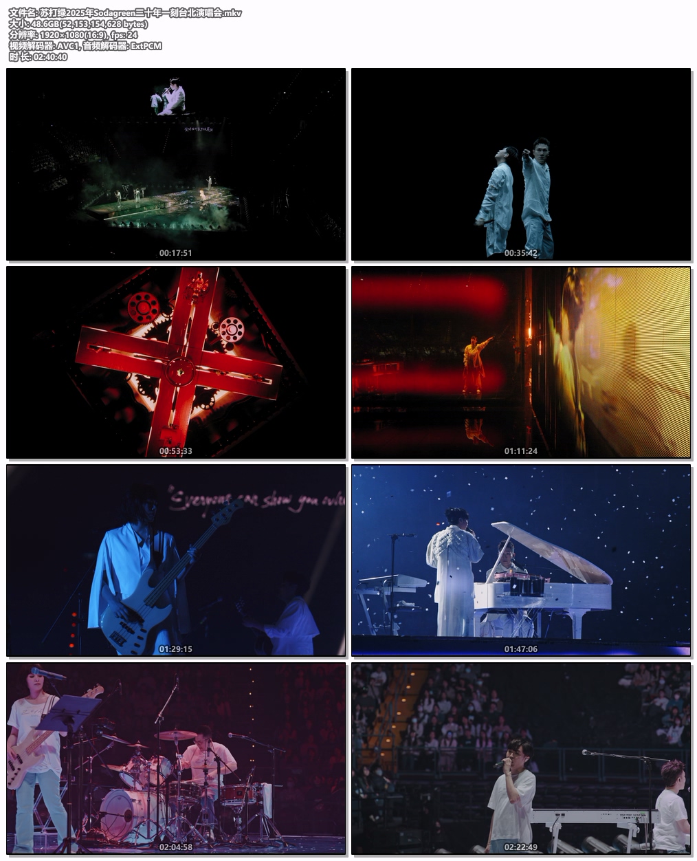 苏打绿 《二十年一刻 Sodagreen 20th Anniversary Live at Taipei Arena》 2025 演唱会 [Remux MKV 48.5GB]
