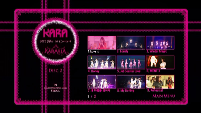 KARA 카라 《KARASIA Seoul Concert》 2012 演唱会 [3DVD ISO 12.55GB]