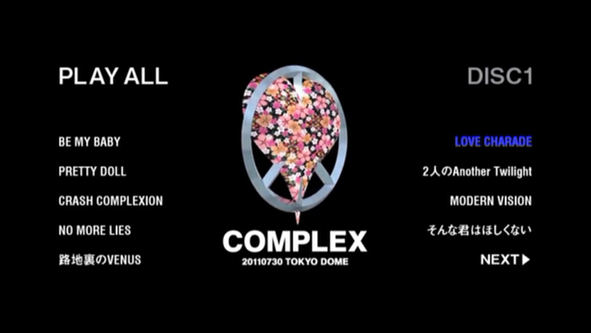 COMPLEX 《COMPLEX TOKYO DOME 日本一心》 2011 演唱会 [2DVD ISO 8.44GB]