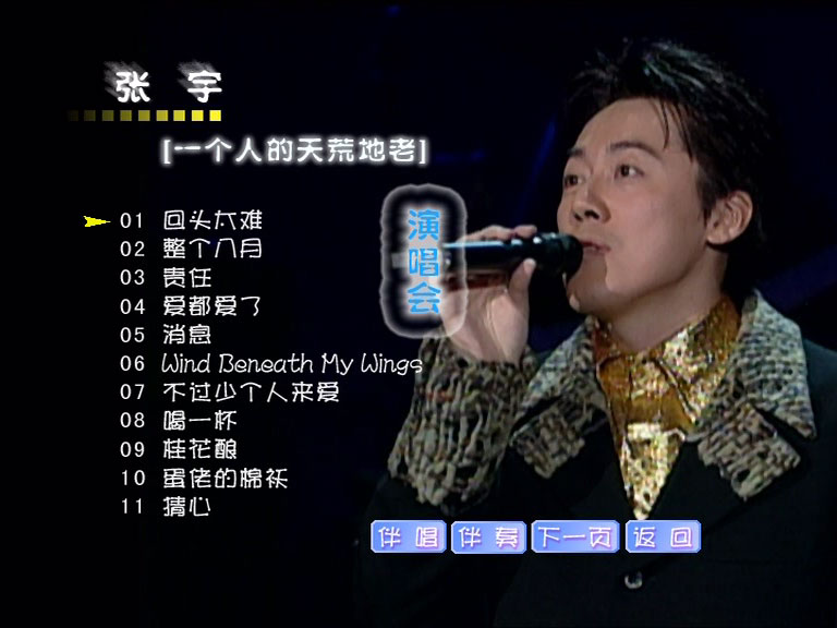 张宇 《一个人的天荒地老演唱会》 1997 演唱会 [DVD ISO 3.46GB]