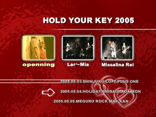 《HOLD YOUR KEY》 2005 演唱会 [DVD ISO 4.07GB]
