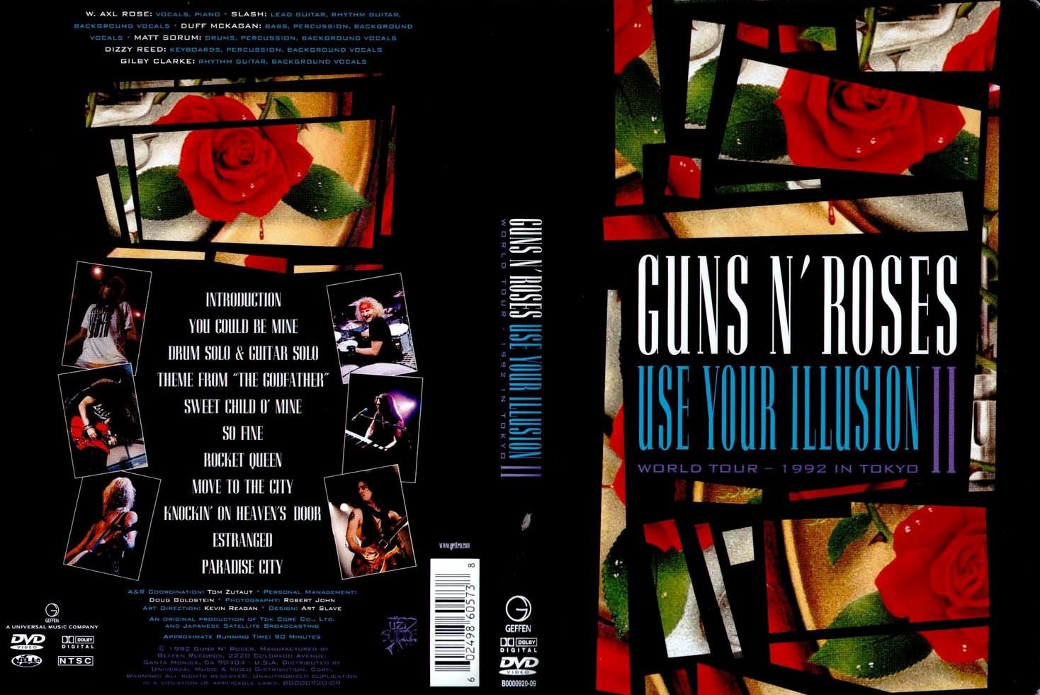 枪炮与玫瑰 运用幻象世界巡演 92年东京巨蛋场 Guns N’ Roses 《Use Your Illusion World Tour – in Tokyo》 1992 演唱会 [2DVD-vob9G]