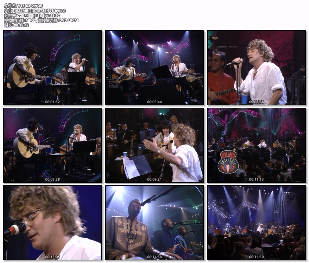 洛·史都华不插电 Rod Stewart 《Unplugged …And Seated》 1993 演唱会 [DVD ISO 3.77GB]