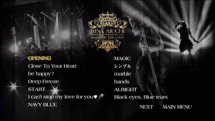 愛内里菜 《RINA AIUCHI THANX 10th ANNIVERSARY LIVE-MAGIC OF THE LOVE》 2010 演唱会 [2DVD ISO 9.27GB]