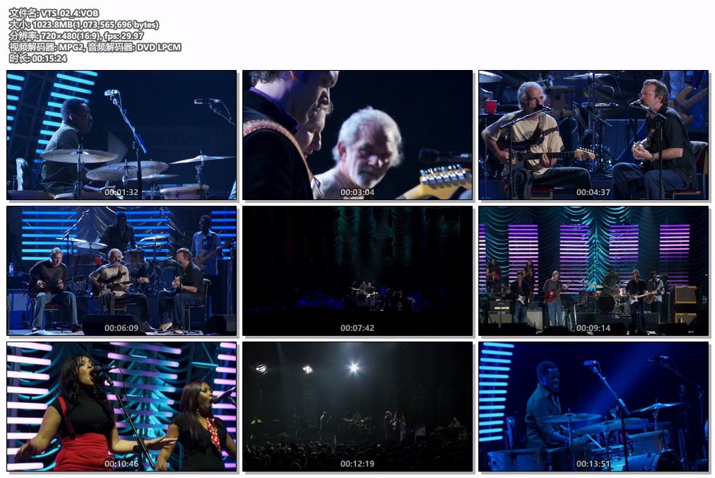 埃里克·克莱普顿 Eric Clapton 《Live in San Diego》 2007 演唱会 [DVD ISO 7.36G]
