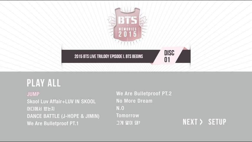 《BTS MEMORIES OF》 2015 演唱会 [4DVD ISO 25.49GB]
