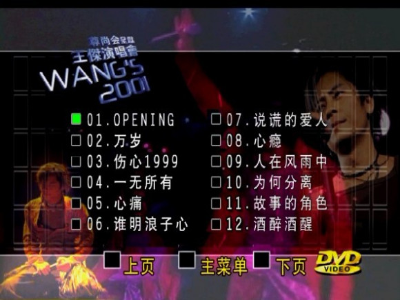王杰·王者归来2001香港演唱会（DVD 《ISO 4.37G》 2001 演唱会 [DVD-ISO 4.37G]