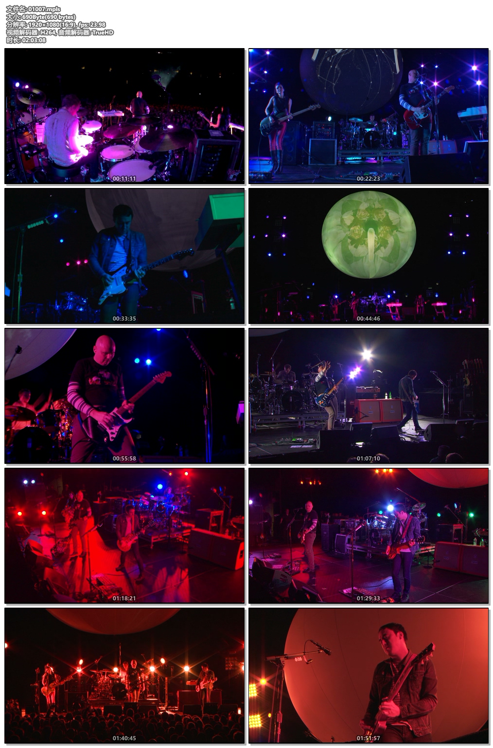 The Smashing Pumpkins Oceania 《3D in NYC》 2012 演唱会 [BDISO 44.3G]