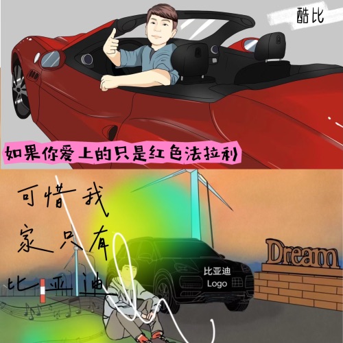 如果你爱上的只是红色法拉利,可惜我家只有比亚迪 – Single – 洛天依-无损音乐