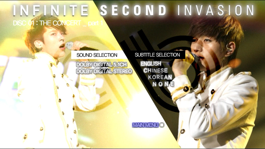 INFINITE 《Second Invasion in Seoul DVD》 2012 演唱会 [DVD ISO 17GB]