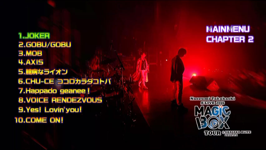 高橋直純 Naozumi Takahashi 《A’LIVE MAGIC BOX TOUR @ AKASAKA BLITZ .3.3》 2016 演唱会 [DVD ISO 7.14GB]