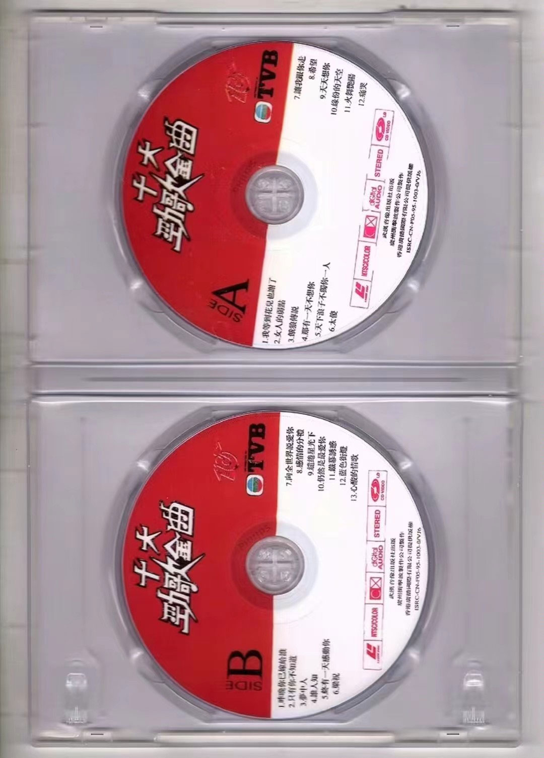 《香港TVB 十大劲歌金曲颁奖典礼》 1994 演唱会 [LA转2DVD]