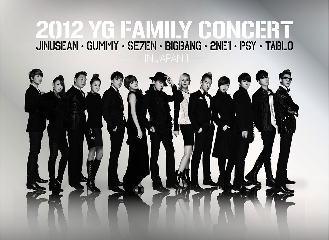 YG Family 《YG Family Concert in Japan》 2012 演唱会 [3DVD ISO 16.6GB]