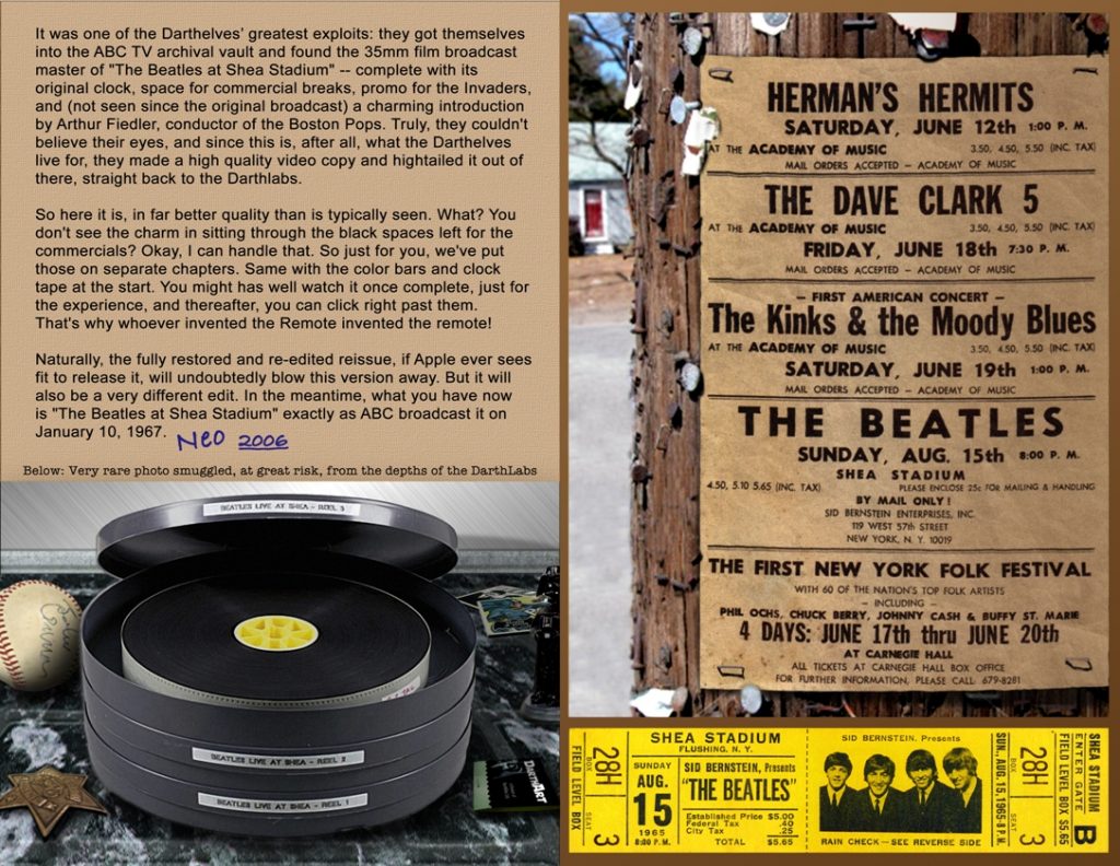 《披头士The Beatles谢亚球场演唱会ABC电视台原版》 演唱会 [DVD ISO 3.07GB]