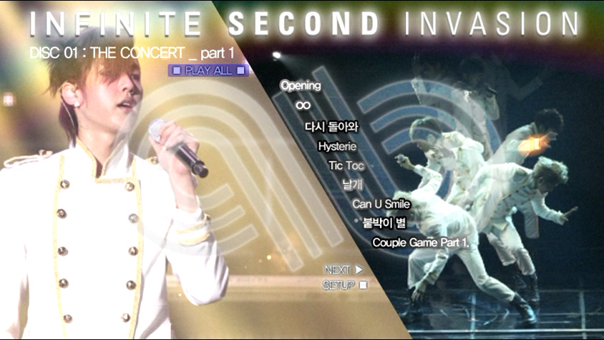 INFINITE 《Second Invasion in Seoul DVD》 2012 演唱会 [DVD ISO 17GB]