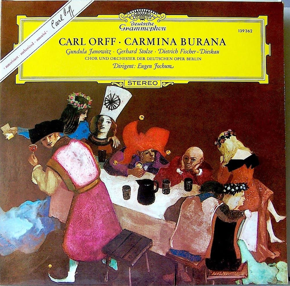 卡尔.奥尔夫 《布兰诗歌 CHOR UND ORCHESTER DER DEUTSCHEN OPER BERLIN EUGEN JOCHUM – ORFF CARMINA BURANA》 2019 Hi-Res无损专辑 [DG SHM-SACD ISO 2.24GB]
