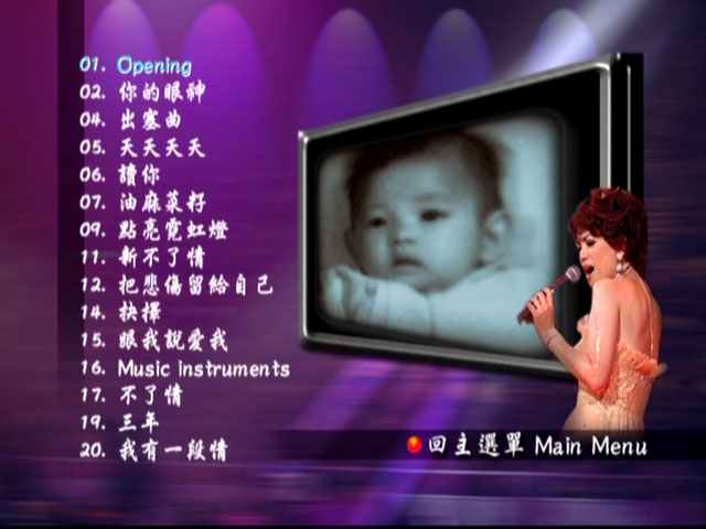 蔡琴 《一起走来香港红磡演唱会 卡拉OK》 2001 演唱会 [2DVD ISO 8.69GB]