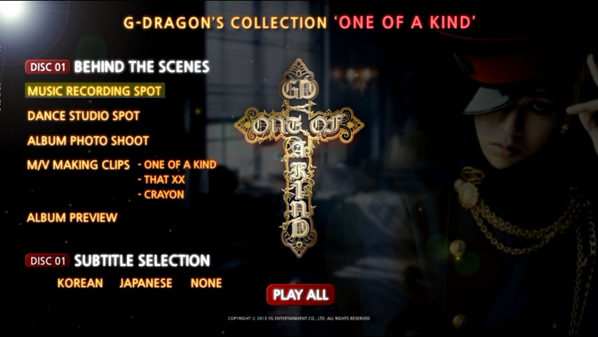 G 《DRAGON’s COLLECTION ONE OF A KIND》 2013 演唱会 [3DVD ISO 13.2GB]