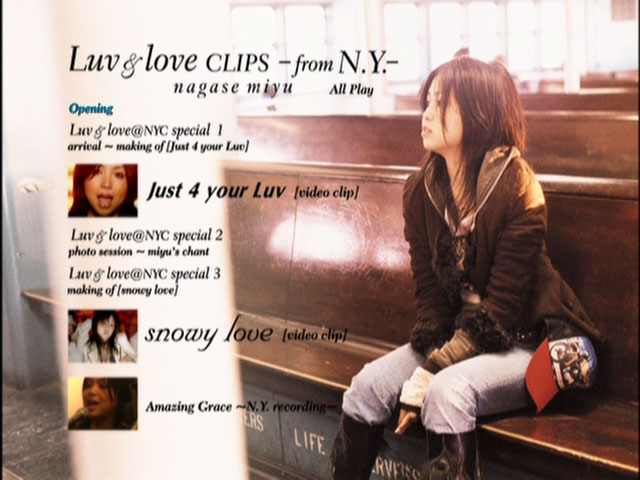 長瀬実夕 Nagase Miyu 《.02.23 – Luv & love CLIPS -from N.Y.》 2005 演唱会 [DVD ISO 2.58GB]