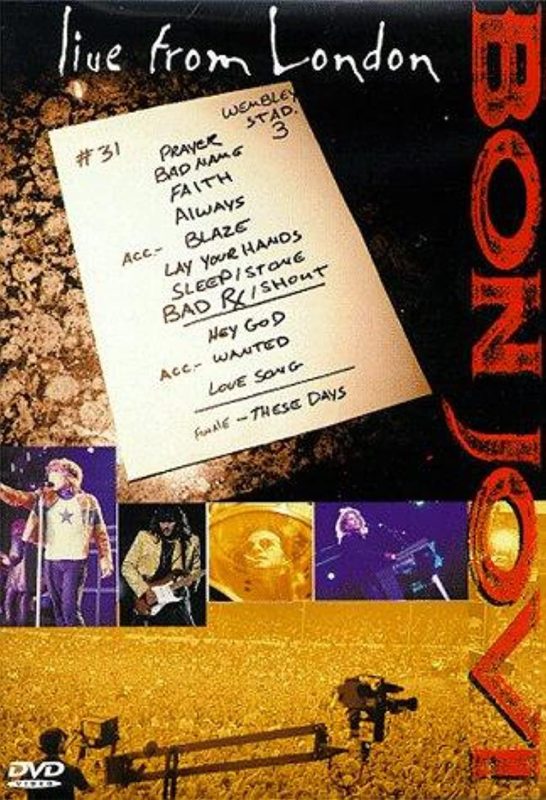 邦乔维 《伦敦温布利大球场演唱会 Bon Jovi – Live from london》 1995 演唱会 [DVD ISO 4.34GB]-无损音乐