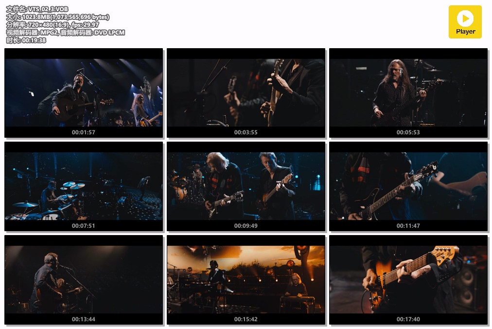 老鹰乐队 Eagles 《Live from the Forum MMXVIII》 2020 演唱会 [DVD ISO 7.59GB]