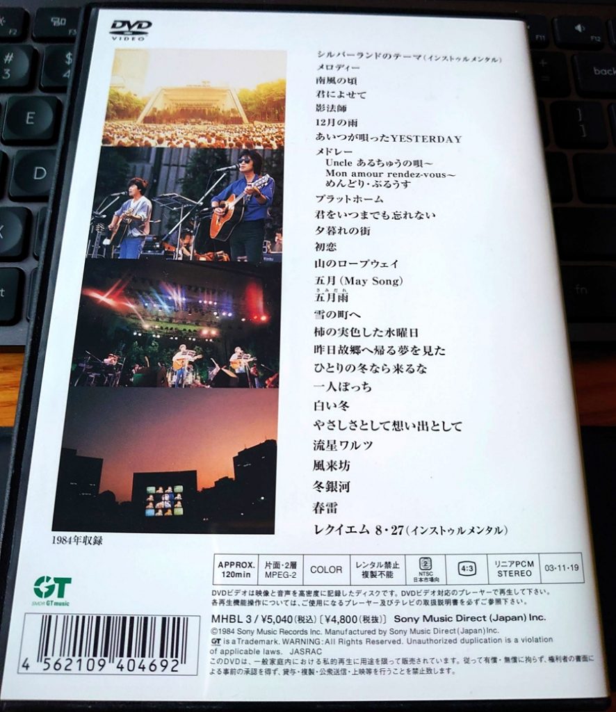 《【ふきのとう】ライブ 日比谷野外音楽堂 2003年 日版【DVD ISO 7.63G】》 1984 演唱会