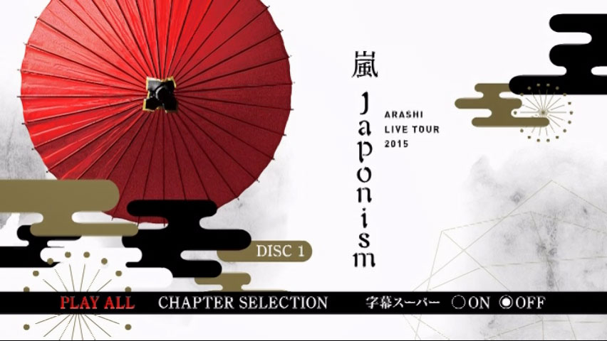 Arashi 《ARASHI LIVE TOUR Japonism 2016》 2015 演唱会 [2DVD ISO 11.4GB]
