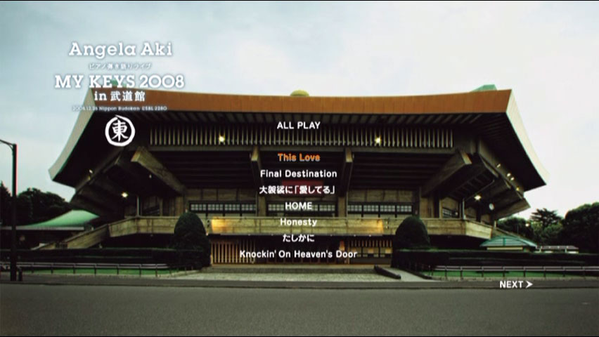 アンジェラ・アキ 《Piano Hikigatari Live Naniwa no My Keys in Osakajo Hall & My Keys in Budokan》 2008 演唱会 [2DVD ISO 15.2GB]