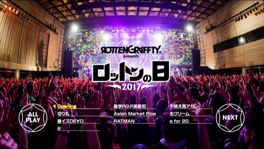 ROTTENGRAFFTY 《PLAY 付属DVD》 2018 演唱会 [DVD ISO 4.36GB]