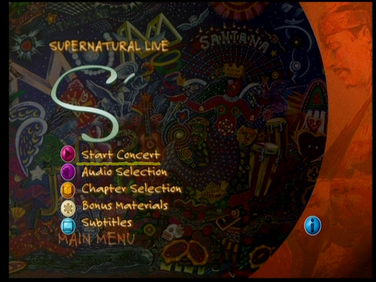 《桑塔纳 超自然演唱会 Carlos Santana: Supernatural Live》 2005 演唱会 [DVD ISO 4.3GB]
