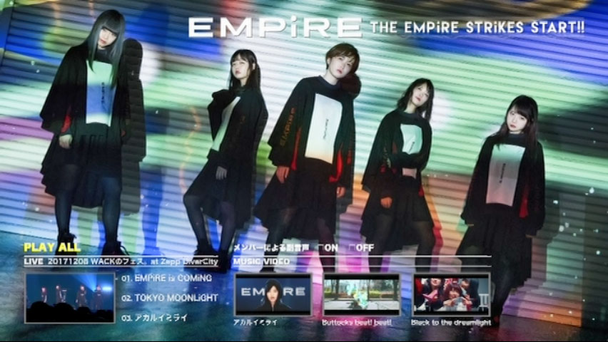 EMPiRE 《THE EMPiRE STRiKES START at ZEPP DIVERCITY》 2017 演唱会 [DVD ISO 2.02GB]