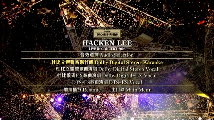 李克勤 《得心应手 演唱会 双视角 Karaoke》 2006 演唱会 [3DVD ISO 20.01GB]