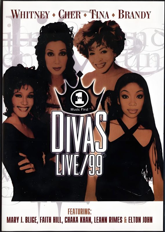 千禧天后的喝彩 惠妮·休斯顿 Whitney Houston Cher Tina Brandy 《Divas Live 99》 1999 演唱会 [DVD ISO 3.28GB]-无损音乐