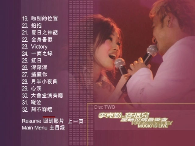 《李克勤 x 容祖儿 压轴拉阔音乐会 卡拉OK》 2004 演唱会 [DVD ISO 7.63GB]