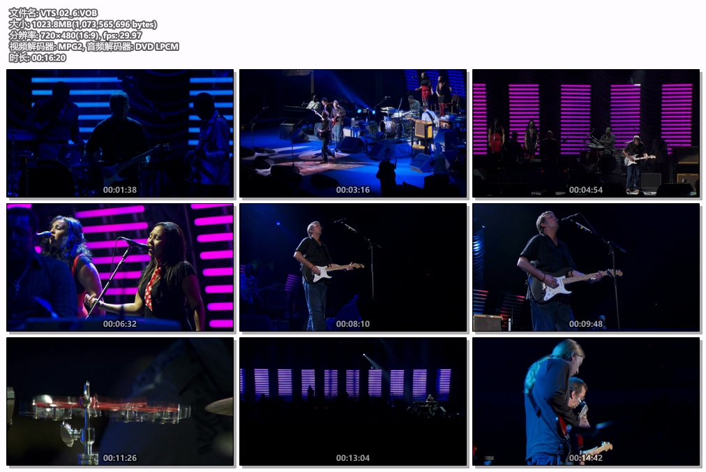 埃里克·克莱普顿 Eric Clapton 《Live in San Diego》 2007 演唱会 [DVD ISO 7.36G]