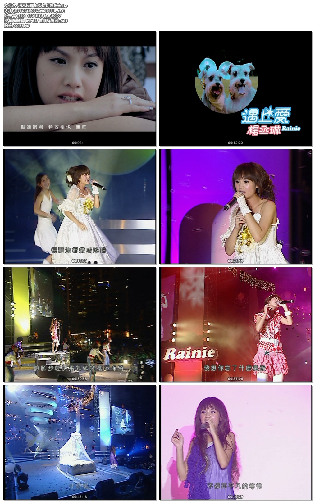 杨丞琳 《遇上爱庆功演唱会》 演唱会 [DVD ISO 3.78G]